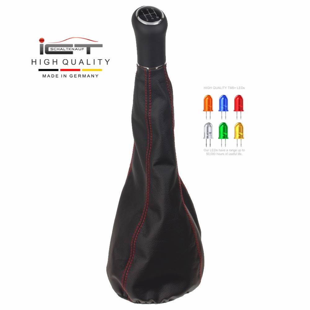 VW Bus T4 Transporter Multivan California pomello del cambio Alcantara pelle cuffia