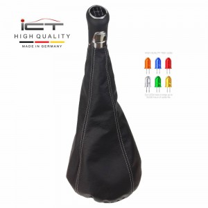 ict pommeau de vitesse avec coutures noires VW Bus T4 Transporter Multivan California