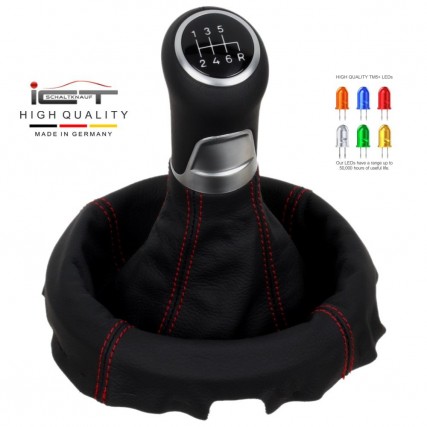 Mazda RX8 pommeau de vitesse cuir et soufflet avec cadre de montage