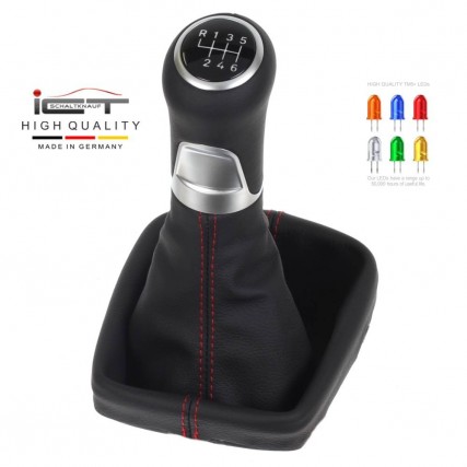 VW Touran Typ 1T 5T 4Motion pommeau de vitesse soufflet cuir Alcantara