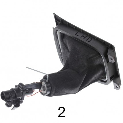 Opel Astra G Coupe Cabrio CC OPC schaltmanschette unten ansicht mit kabel