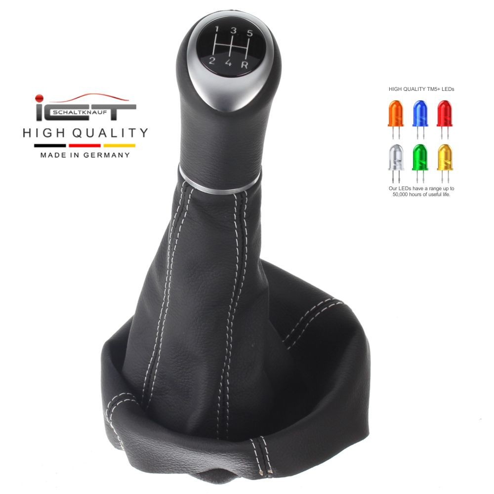 Schaltknauf Schaltsack Opel Astra G leder schaltmanschette