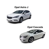 Opel Astra J Cascada pomo de la palanca de cambios Alcantara cuero funda