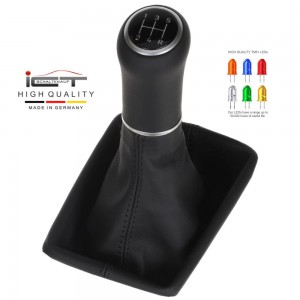 ict pomello del cambio con cuciture nere Ford Fiesta MK7 MK8 Facelift