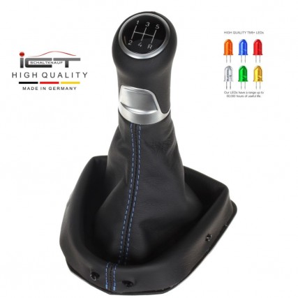 Peugeot 308 CC Schaltknauf Schaltsack Alcantara leder schaltmanschette