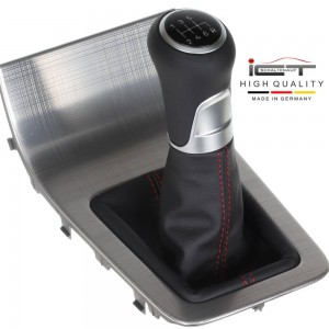 ict Schaltknauf mit rote Naht Volvo V70 XC70