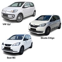 VW UP Seat Mii Skoda Citigo pomello del cambio Alcantara pelle cuffia