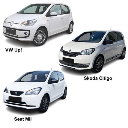 VW UP Seat Mii Skoda Citigo immagine dell'auto