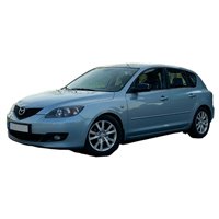 Mazda 3 BK pommeau de vitesse soufflet cuir Alcantara