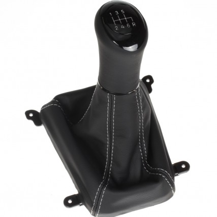 Honda Accord CL CM CN MK7 pomo de la palanca de cambios de cuero funda marco de montaje