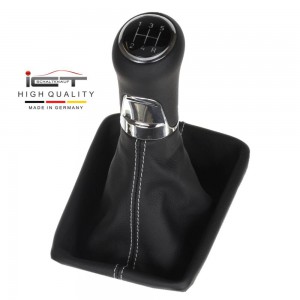 ict Schaltknauf mit graue Naht Toyota Avensis Typ T22