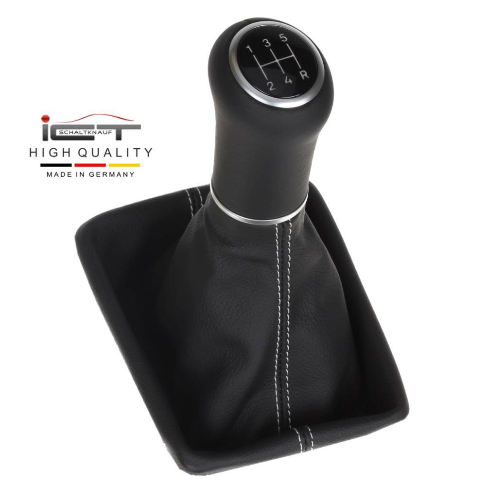 Toyota Avensis Typ T22 pomo de la palanca de cambios Alcantara cuero funda