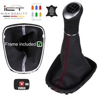 Schaltknauf Schaltsack Toyota Aygo leder schaltmanschette