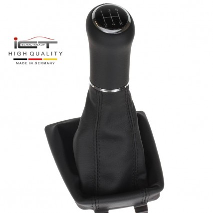 Skoda Fabia Roomster 3 Typ NJ3 Schaltknauf Schaltsack leder schaltmanschette mit rahmen