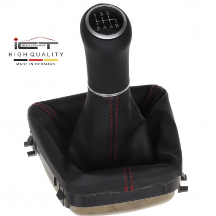 ict Schaltknauf mit rote Naht Volvo XC90