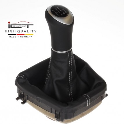 ict Schaltknauf mit graue Naht Volvo XC90