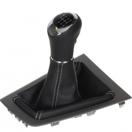 ict pommeau de vitesse avec coutures noires Ford Focus MK3 3 Generation