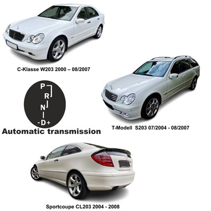 Mercedes shift knob C-Class Automatik W203 / Sportcoupe CL203 Mercedes shift knob C-Class Automatik W203 / Sportcoupe CL203