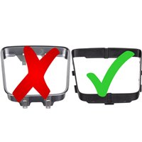 vista inferior del marco de la funda Skoda Fabia Roomster 3 Typ NJ3