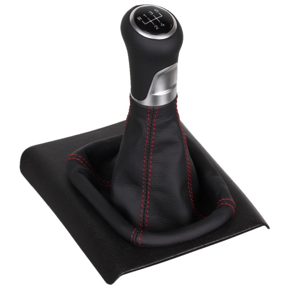 Schaltknauf Schaltsack VW Lupo leder schaltmanschette