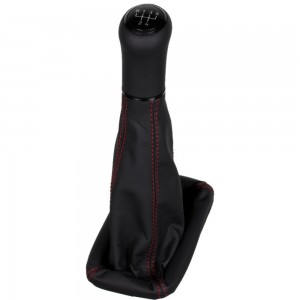 ict pommeau de vitesse avec coutures grises VW Polo 2 3 86c 2F