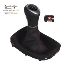 Opel Vauxhall Holden Astra J Cascada shift gear knob boot gaiter leather mounting frame