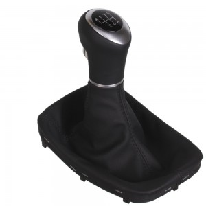 ict manopla de câmbio com costura preta Opel Astra J Cascada