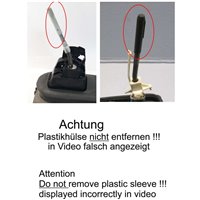 Opel Corsa D E Adam vista inferior de la funda de la palanca de cambios