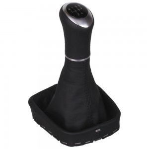 ict Schaltknauf mit schwarze Naht VW Polo 5 6R 6C GTI