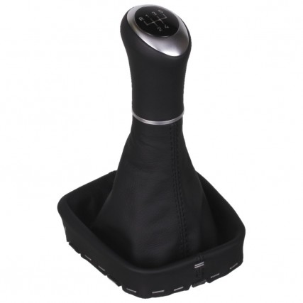 ict Schaltknauf mit schwarze Naht VW Polo 5 6R 6C GTI