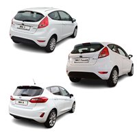 Ford Fiesta MK7 MK8 Facelift manopla de câmbio Alcantara couro coifa