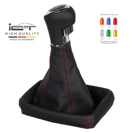 Opel Vauxhall Corsa C shift gear knob boot gaiter leather mounting frame