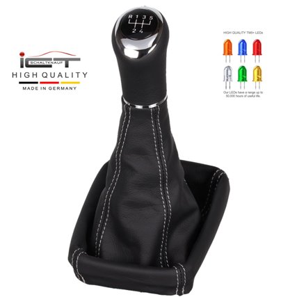 Opel Tigra Twintop pommeau de vitesse cuir et soufflet avec cadre de montage