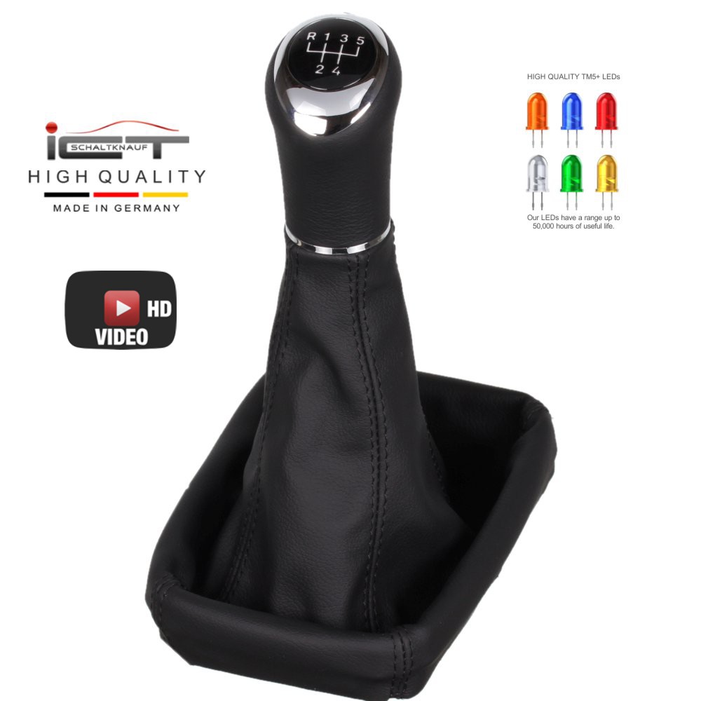 Opel Meriva A pommeau de vitesse soufflet cuir Alcantara