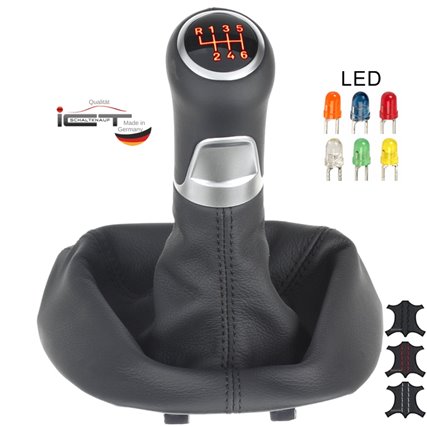 Porsche Cayman Typ 987c Schaltknauf Schaltsack Alcantara leder schaltmanschette