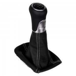 ict shift knob with grey stitching Volvo C30 C70 S40 V50