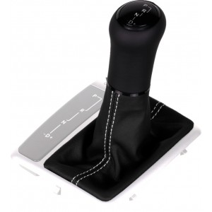 Mercedes SLK R171 Automatik Schaltknauf Schaltsack leder schaltmanschette mit rahmen