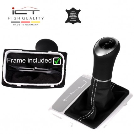 Mercedes SLK R171 Automatik shift gear knob boot gaiter cover Alcantara leather