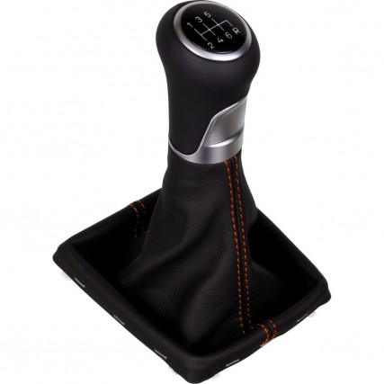 ict pomello del cambio con cuciture rosse Ford Focus MK2 DA3 ST RS TDDi TDCi