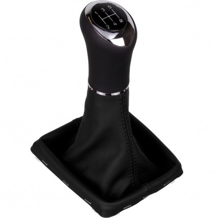 ict pomello del cambio con cuciture nere Ford Focus MK2 DA3 ST RS TDDi TDCi