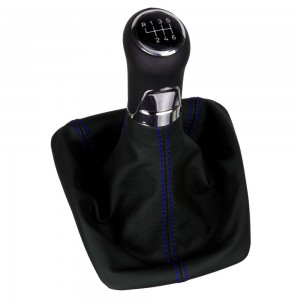 Skoda Octavia 2 RS 1Z3 1Z5 shift gear knob boot gaiter leather mounting frame