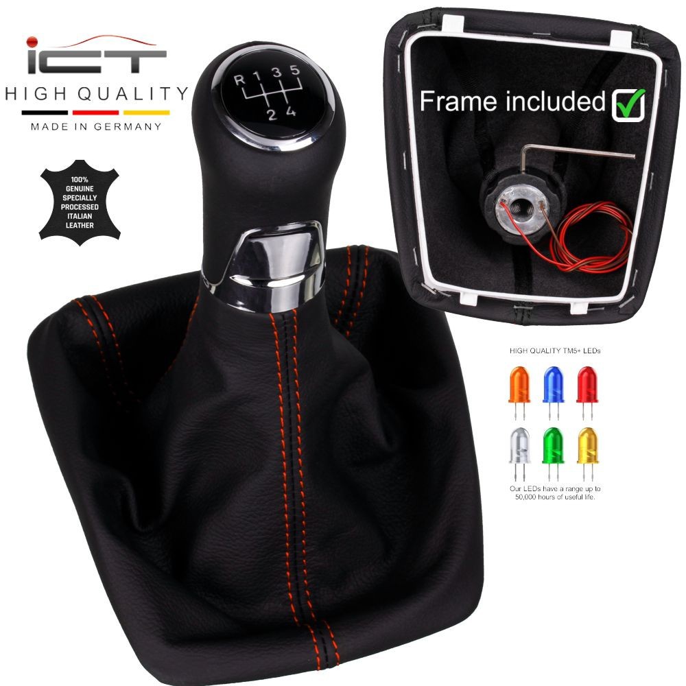 Skoda Yeti Typ 5L pomo de la palanca de cambios Alcantara cuero funda