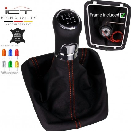 Schaltknauf Schaltsack Skoda Yeti leder schaltmanschette Schaltknauf Schaltsack Skoda Yeti leder schaltmanschette