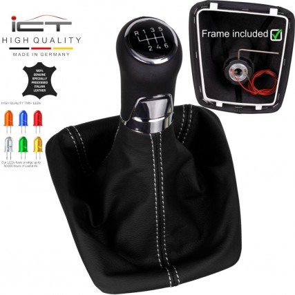 Schaltknauf Schaltsack Skoda Yeti leder schaltmanschette Schaltknauf Schaltsack Skoda Yeti leder schaltmanschette