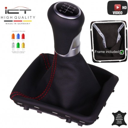 Mercedes SLK R171 shift gear knob boot gaiter cover Alcantara leather
