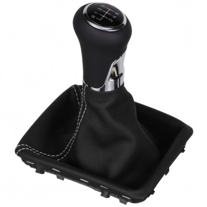 ict pommeau de vitesse avec coutures grises Mercedes SLK R171