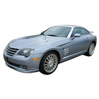Chrysler Crossfire Coupé / Roadster (2003-2007) manopla de câmbio Alcantara couro coifa