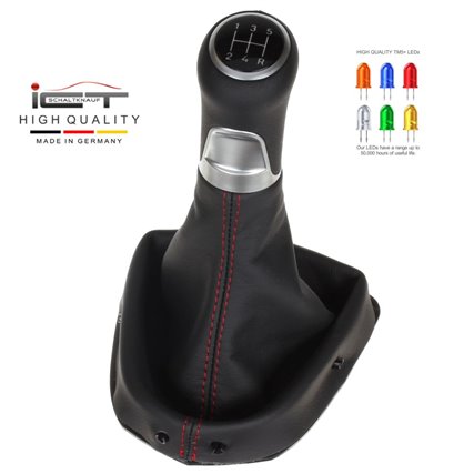 Peugeot 407 SW Pininfarina Coupé V6 HDi pomo de la palanca de cambios de cuero funda marco de montaje