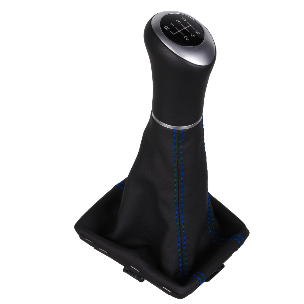 Skoda Oktavia 3 Typ 5E Facelift shift gear knob boot gaiter cover Alcantara leather