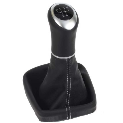 ict Schaltknauf mit graue Naht VW Fox Typ 5Z